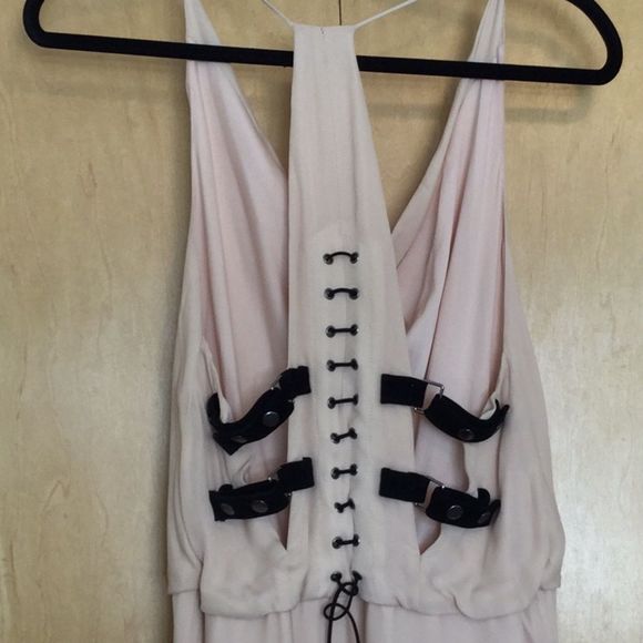 Haute Hippie Lace-up Draped Silk Crepe De Chine - Picture 7 of 8